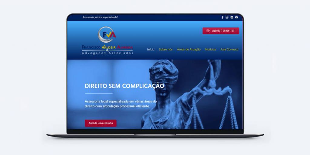 Zeta assina a criação de site de advocacia