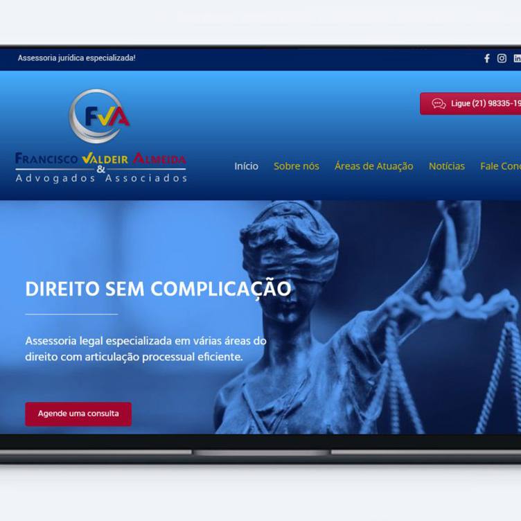 Zeta assina a criação de site de advocacia